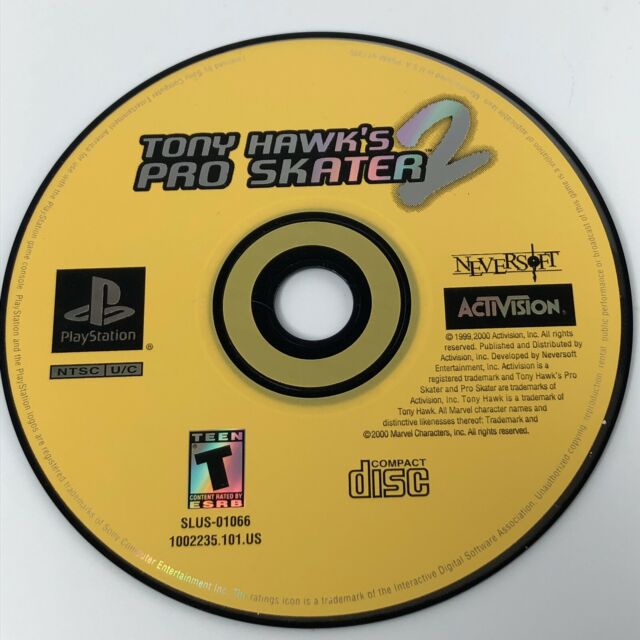 PLAYSTATION - Tony Hawk's Pro Skater 2 {DISC AND MANUAL ONLY}