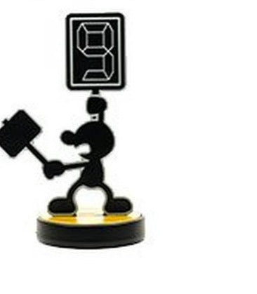 AMIIBO - MR. GAME AND WATCH [SMASH BROS]  [LOOSE]