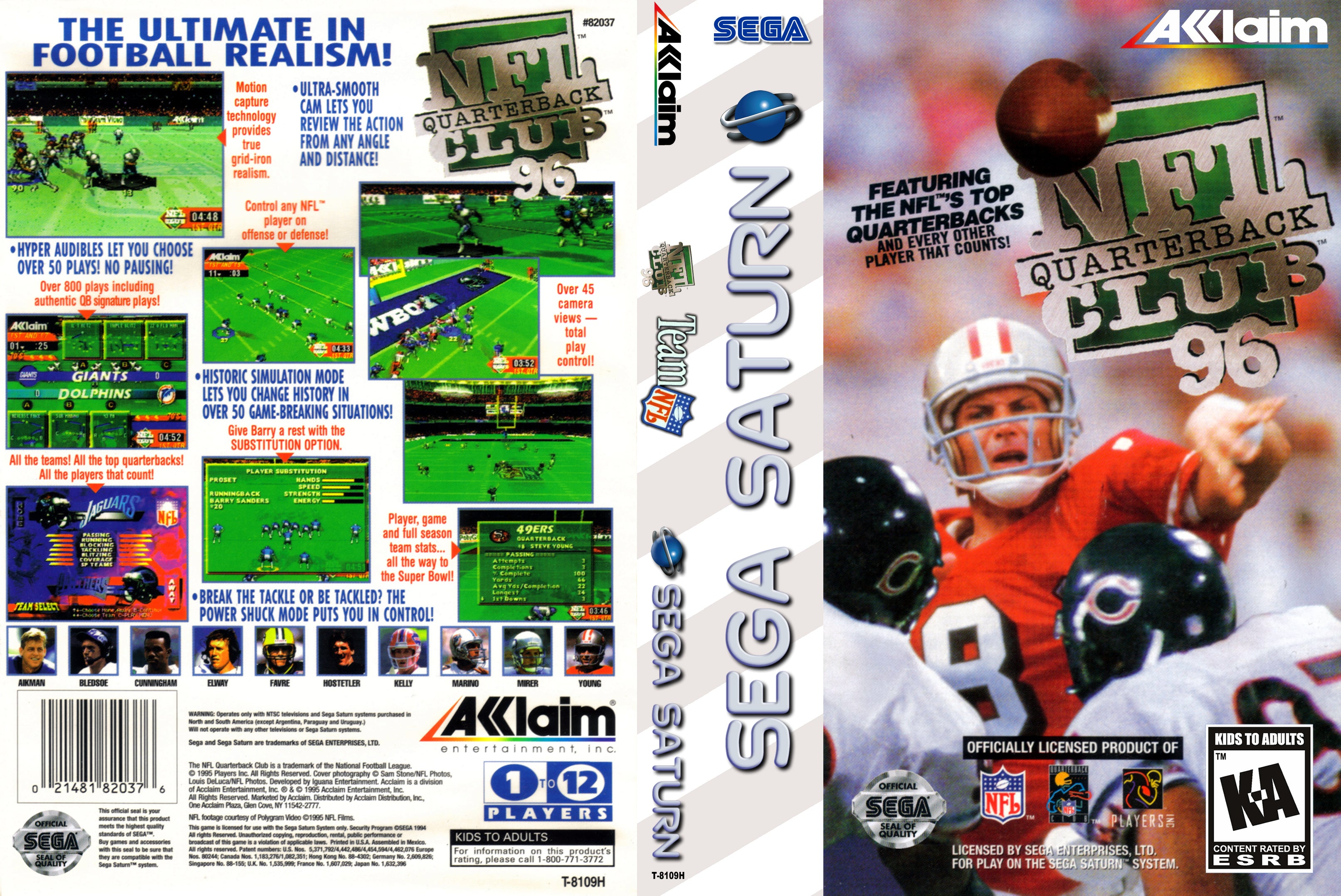 NFL Quarterback Club - Sega Game Gear