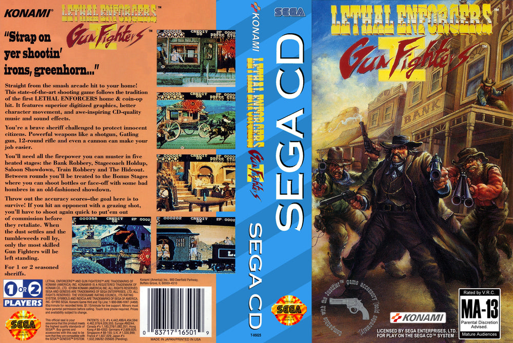 Sega CD - Lethal Enforcers 2 Gun Fighters