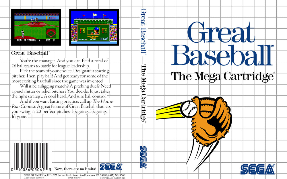 Master System - Great Baseball