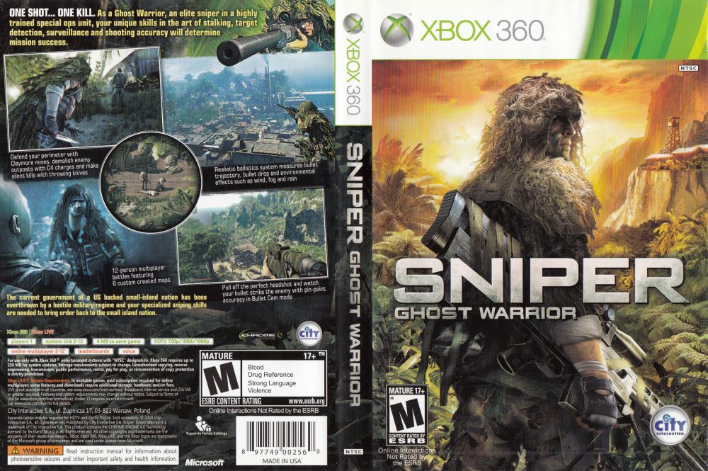 Sniper: Ghost Warrior 3 for Xbox One and Series X - 2017 - Tested Sniper: Ghost Warrior 3 for Xbox One and Series X - 2017 - Tested