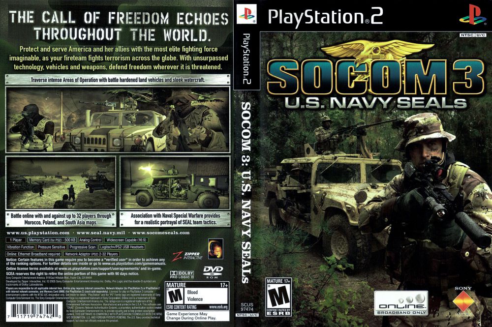 Playstation 2 - SOCOM 3