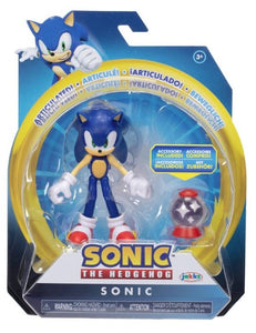 Sonic The Hedgehog - 4" Figures - Sonic with Invincible Item