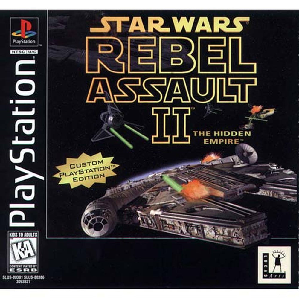 PLAYSTATION - Star Wars Rebel Assault 2 [CIB]