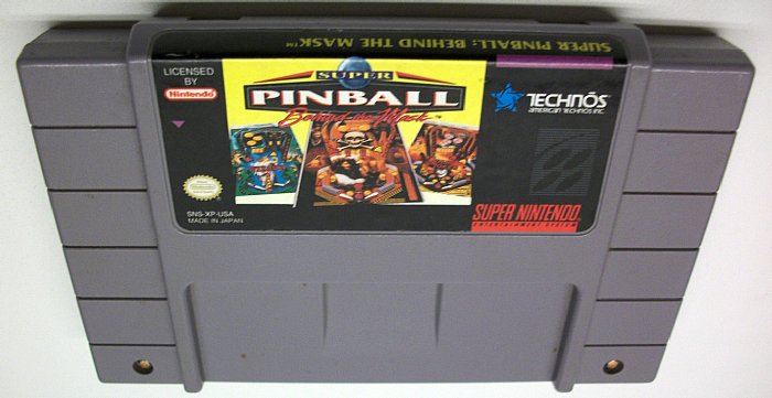 SNES - Super Pinball Behind The Mask