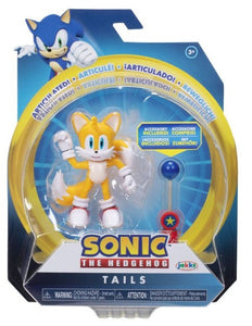 Sonic The Hedgehog - 4" Figures - Tails with Checkpoint