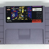 SNES - The Lawnmower Man [STICKERS ON FRONT LABEL]