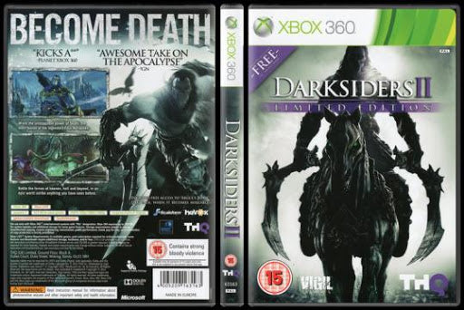 Elder Scrolls 5 Skyrim & DarkSiders 2 2 Microsoft XBOX 360 GameS w Manuals