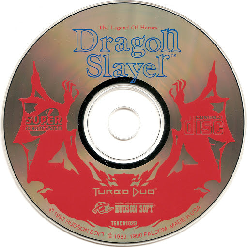 Turbo Grafx 16 Super CD - The Legend of Heroes: Dragon Slayer | Steel  Collectibles LLC.