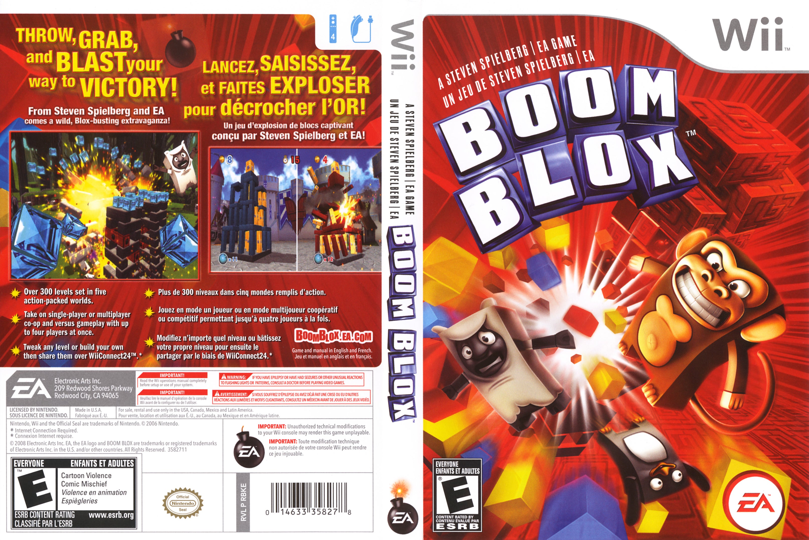 ブーム ブロックス - Wii 6g7v4d0 Amazon.com: Boom Blox - Nintendo Wii (Renewed) : Video Games
