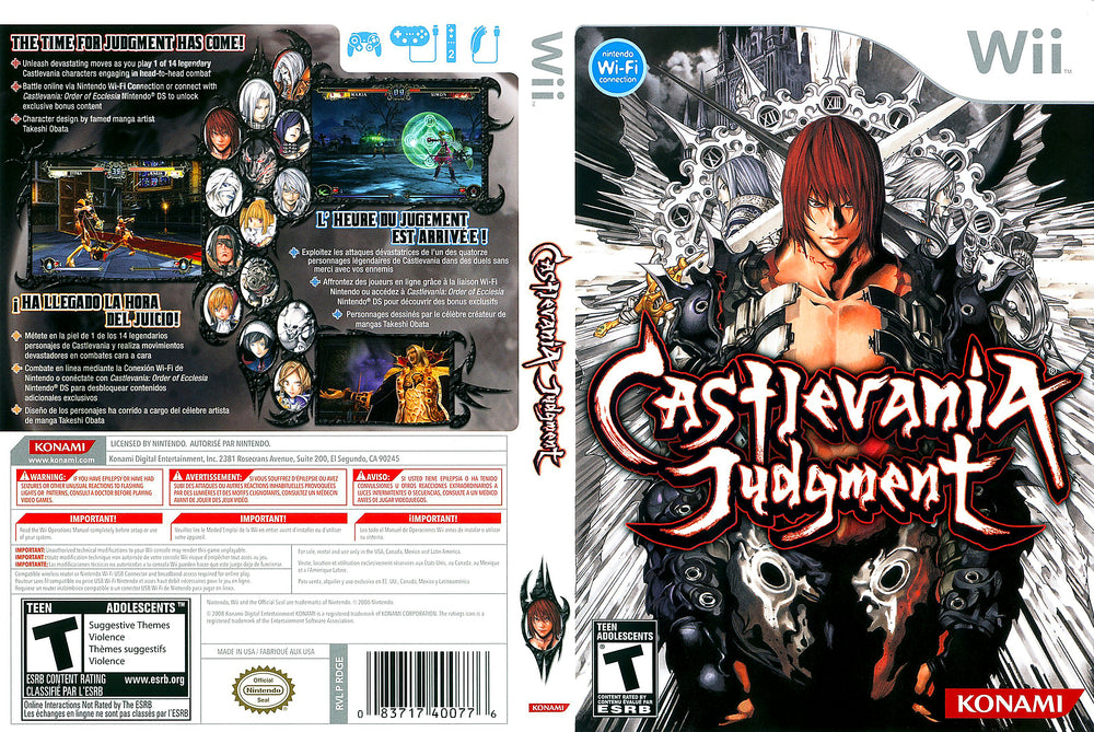 Wii - Castlevania Judgment [CIB]
