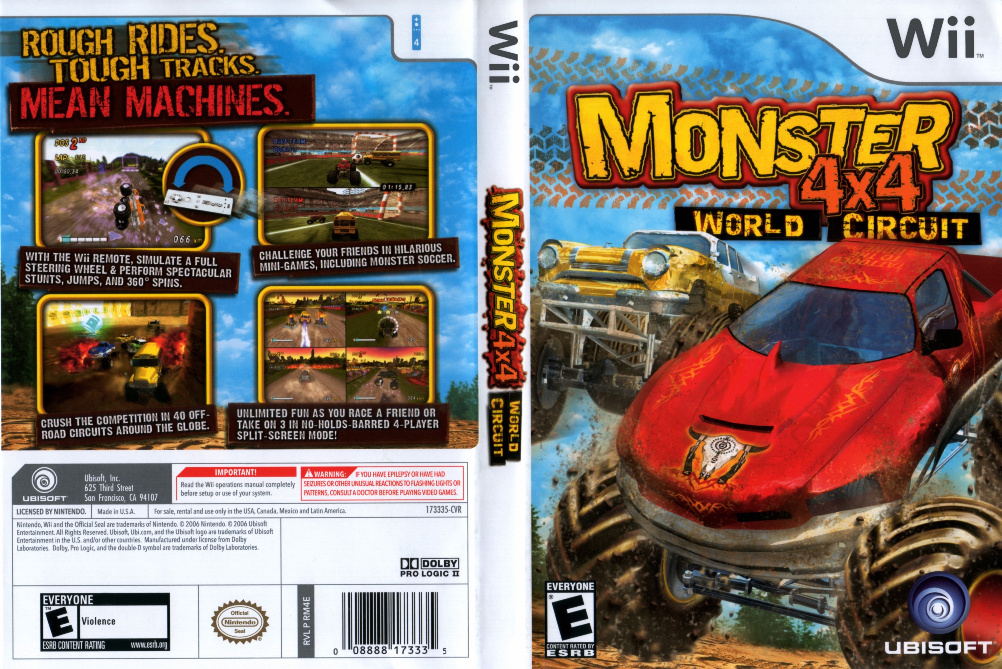 Wii - Monster 4x4 World Circuit [PRICE DROP] | Steel