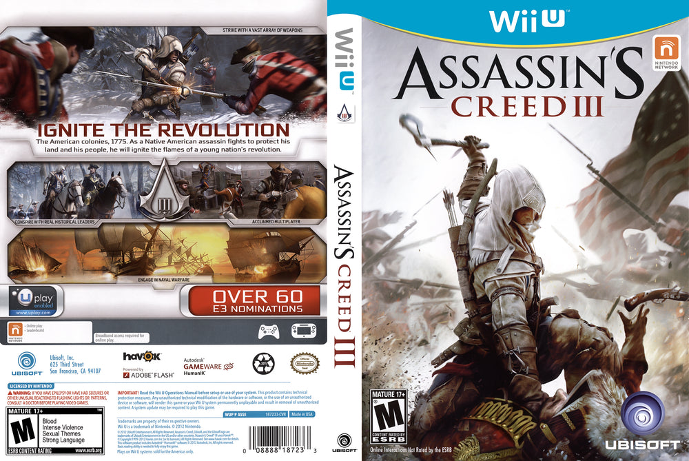 WII U - Assassin's Creed 3