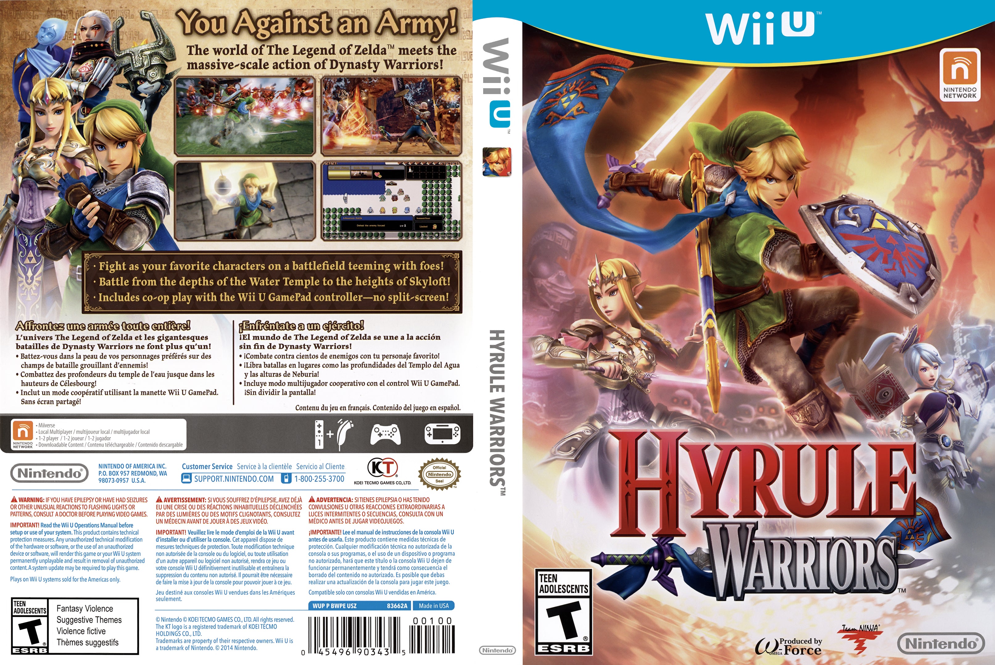 最新入荷 WII LLC. Collectibles Steel | DROP!} {PRICE Warriors Hyrule - U Wii U専用ソフト