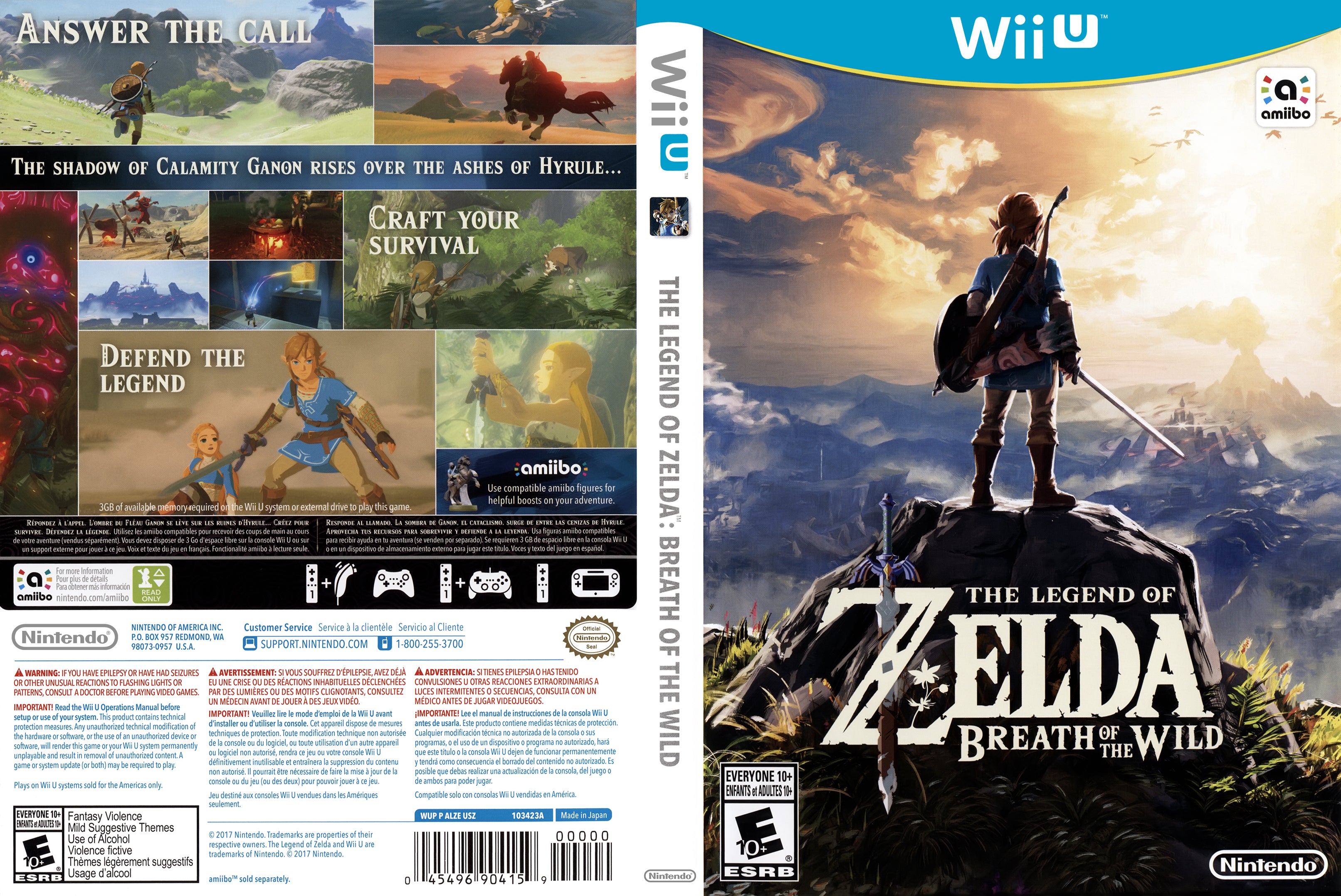 WII U - The Legend of Zelda Breath of the Wild {PRICE DROP}