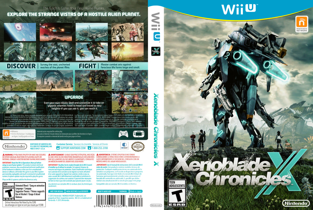 WII U - Xenoblade Chronicles X [SEALED]