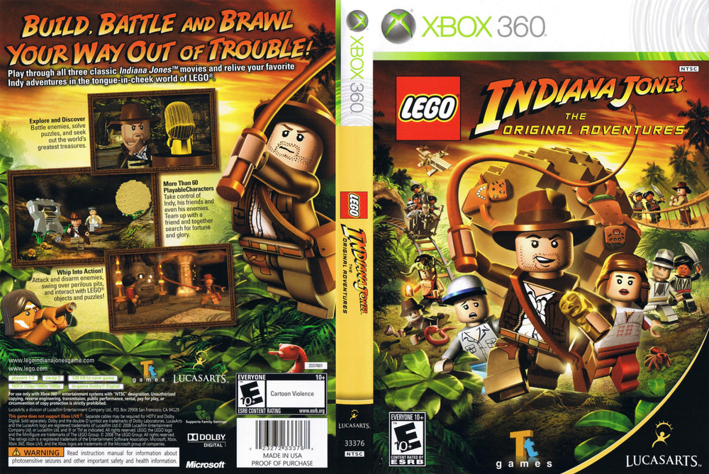 Xbox 360 - LEGO Indiana Jones The Original Adventures