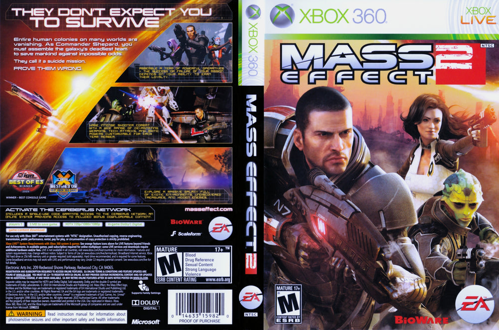 Xbox 360 - Mass Effect 2