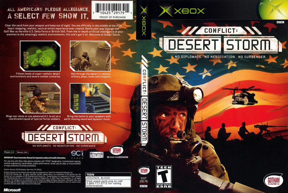 XBOX - Conflict Desert Storm