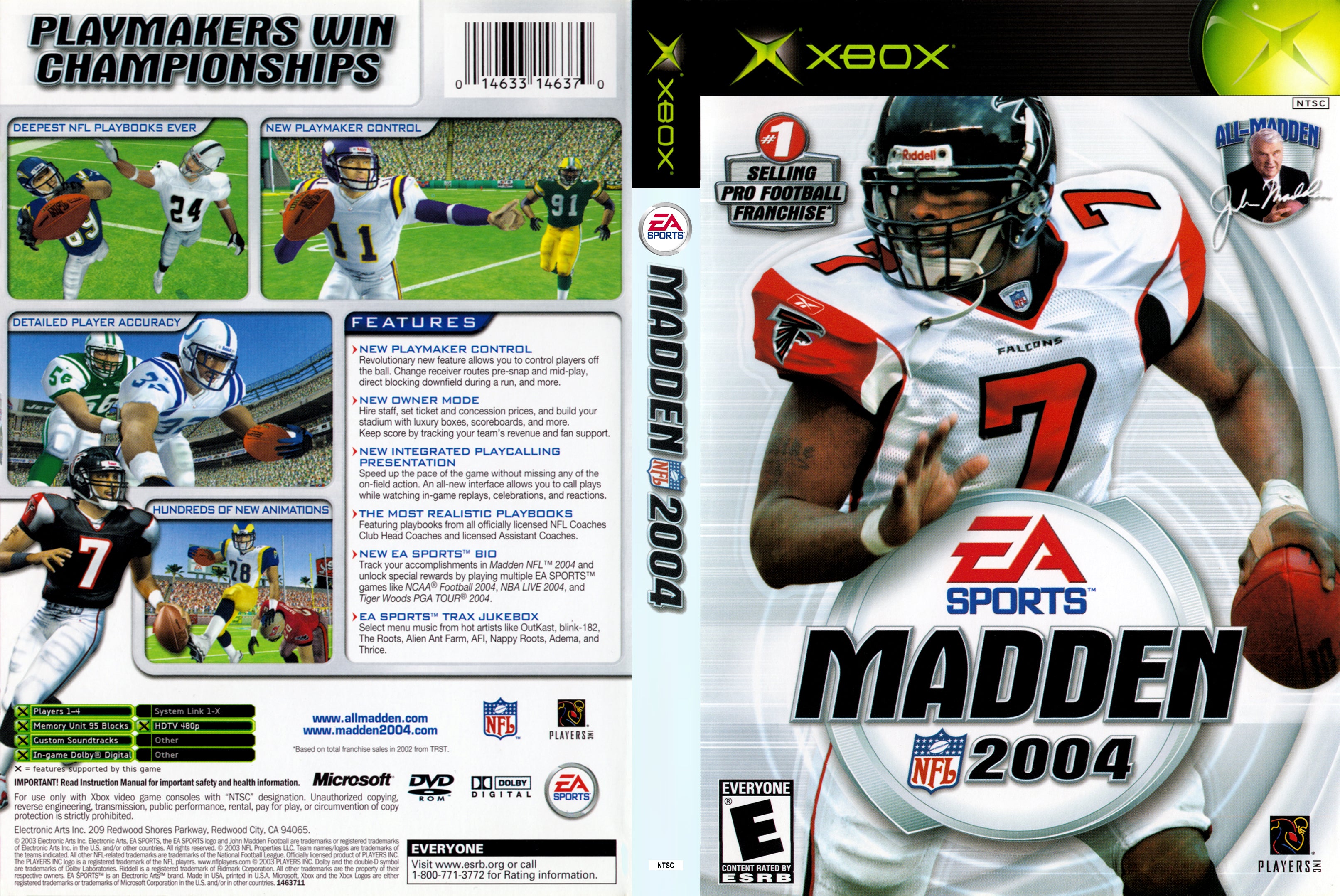XBOX - Madden NFL 2004  Steel Collectibles LLC.