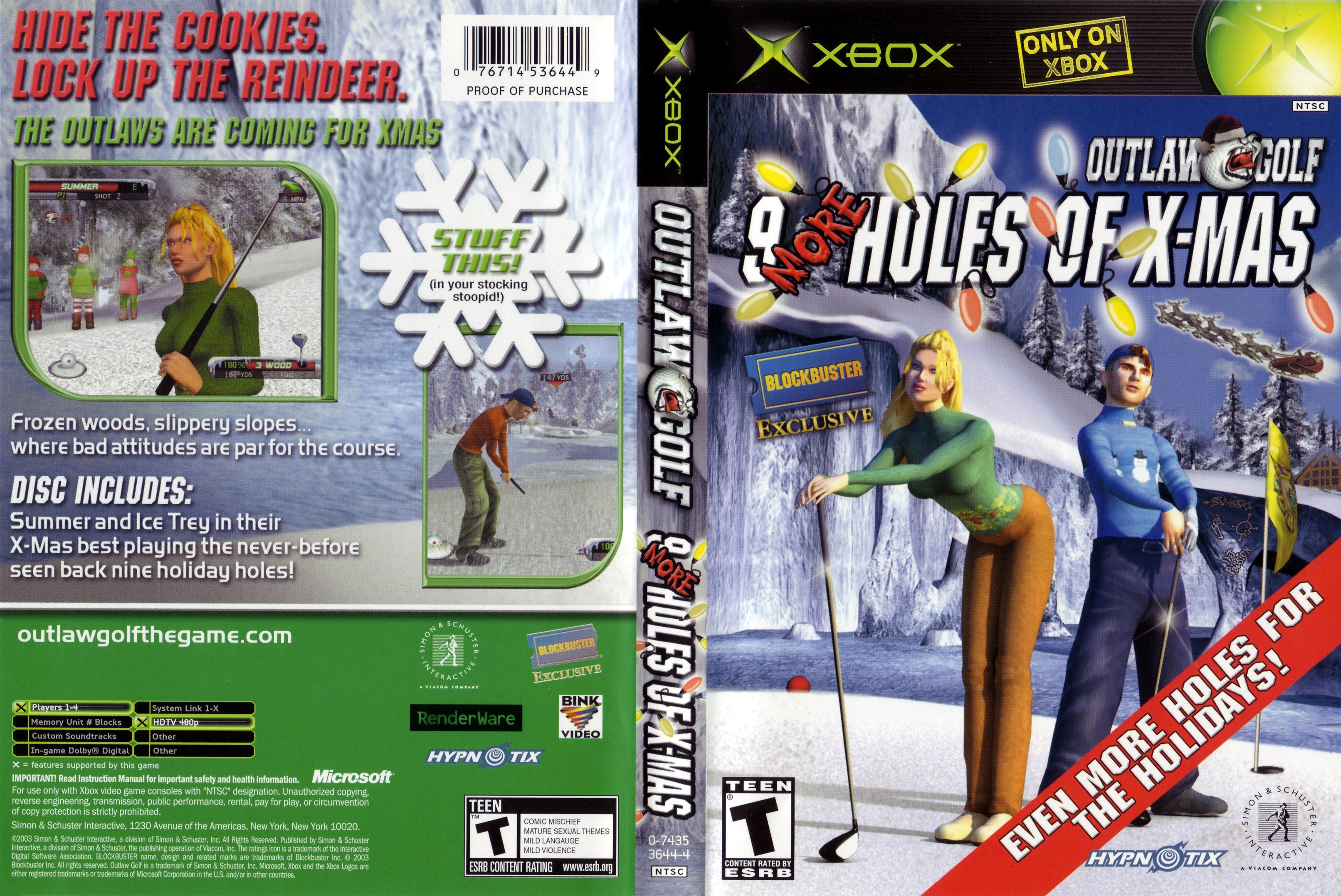 XBOX - Outlaw Golf: 9 More Holes of X-Mas | Steel Collectibles LLC.